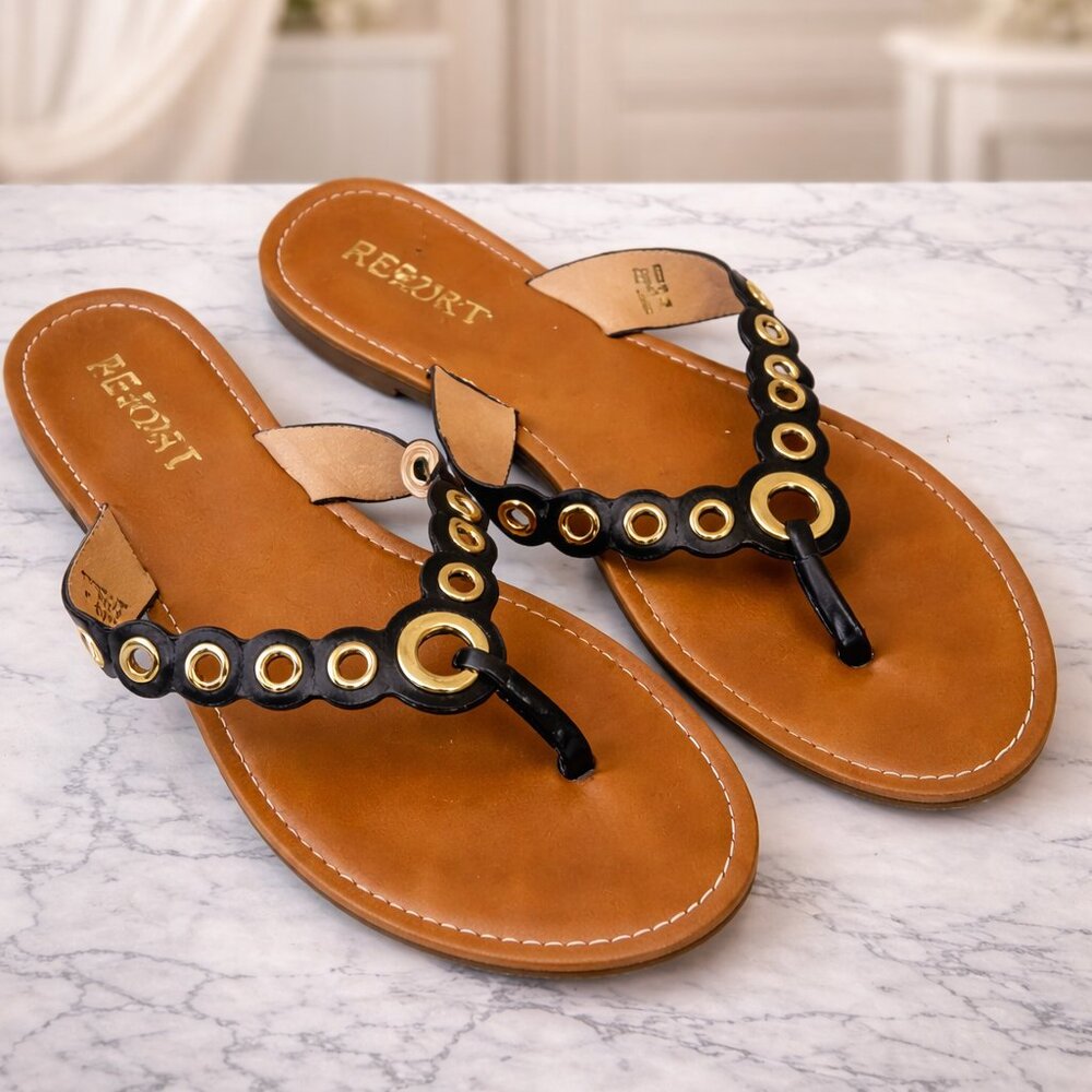 Report Black & Brown Women’s Sandals – Size 9